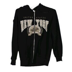 Rue 21 Adults Medium Black New York Hoodie